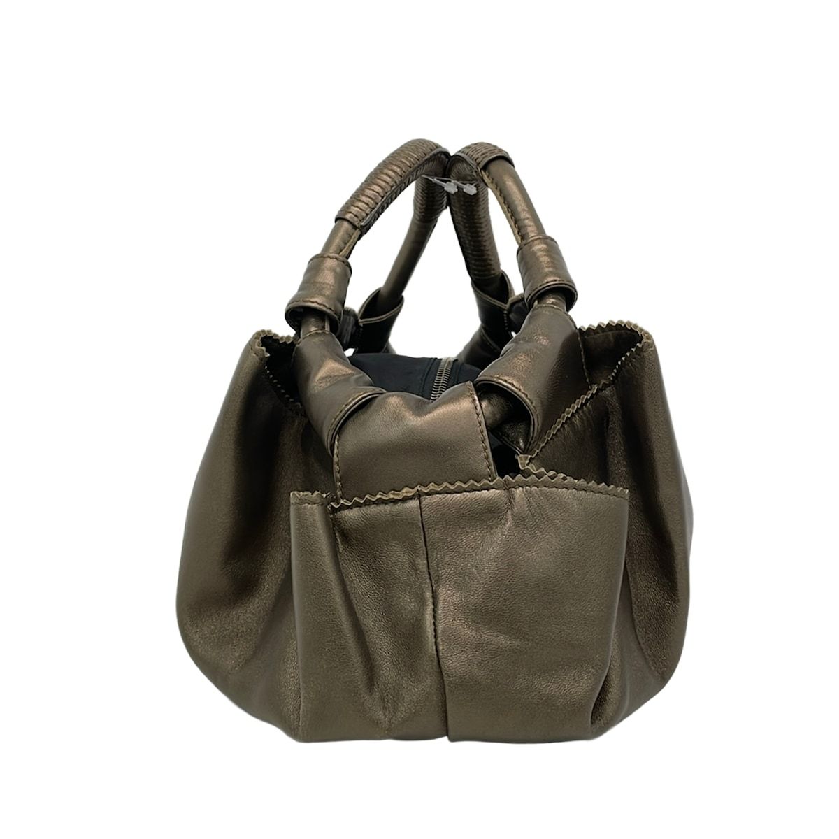 LOEWE(ロエベ) ハンドバッグ ナッパアイレ ダークブラウン レザー
