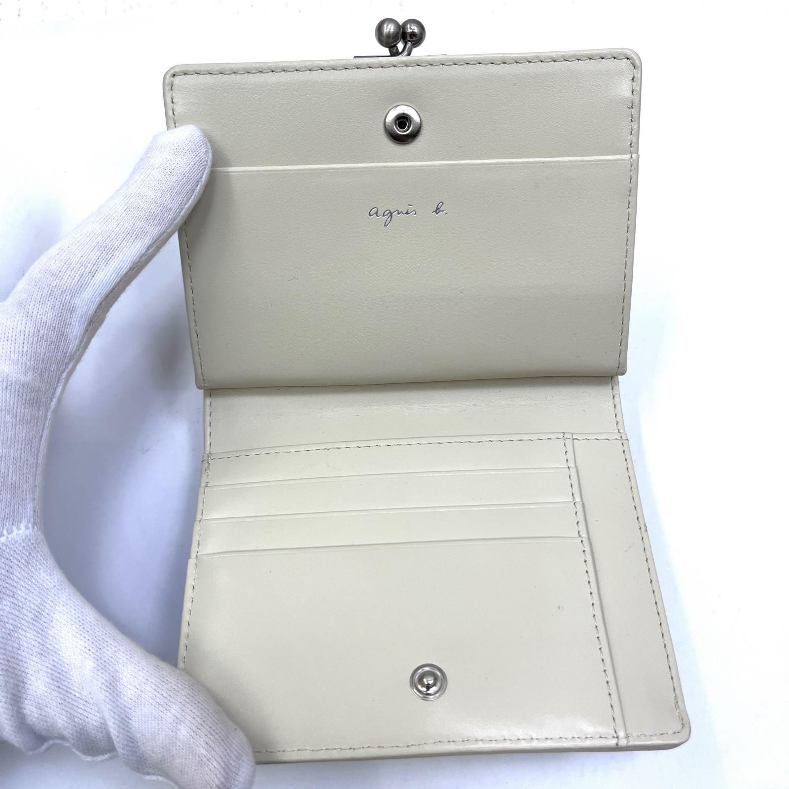 加古川店】 中古 agnes b. | アニエスベー 二つ折り財布 がま口財布