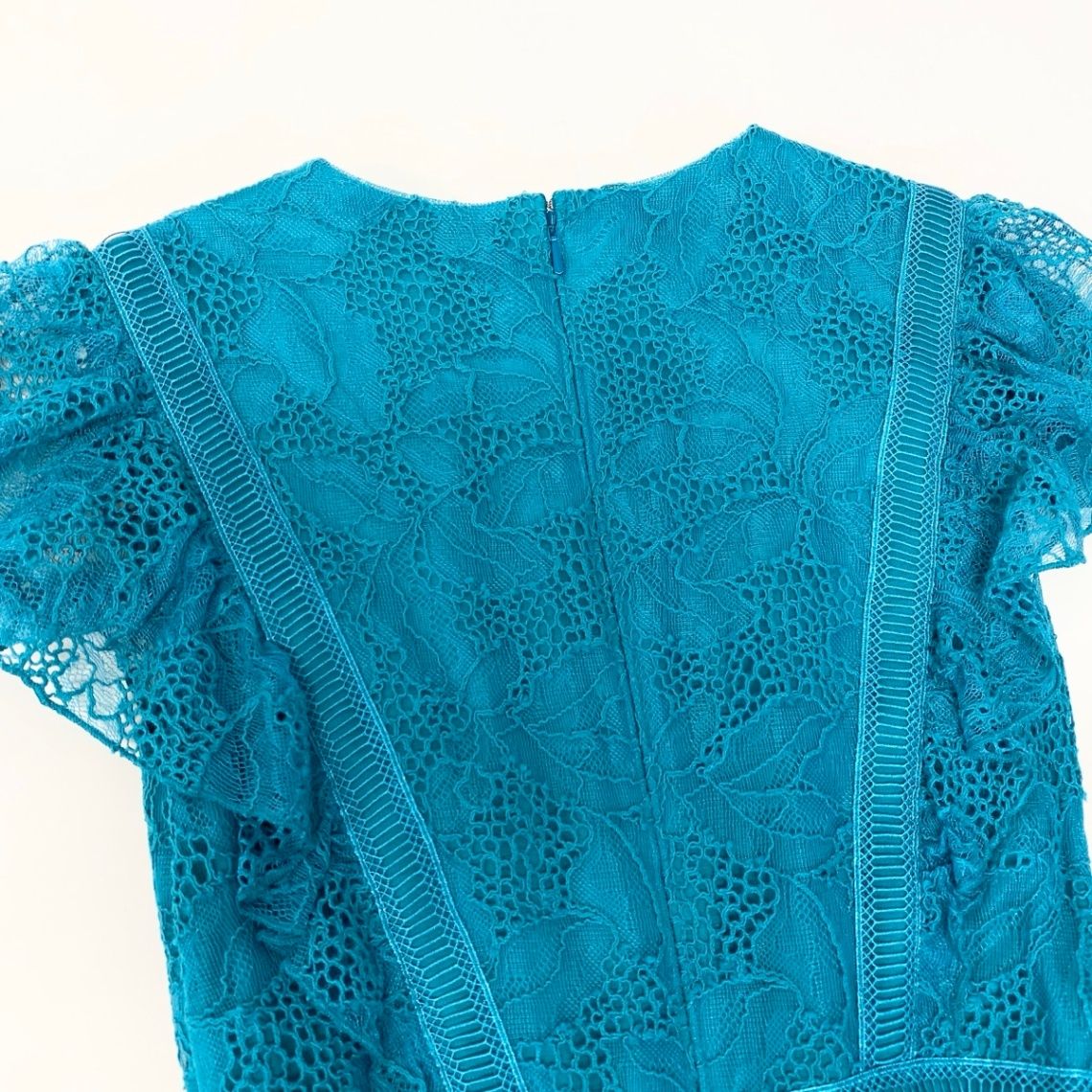 49g18 【美品】TADASHI SHOJI タダシショージ 総レースワンピース