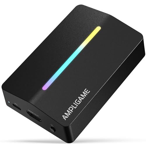 FIFINE キャプチャーボード Switch対応 4K パススルー 1080P 60FPS ビデオキャプチャー USB 3.0 HDMI キャプチャー 低遅延 ビデオ録画 ストリーミング ゲーム実況 画面共有 ライブ配信用 Windows/ df28d7b4