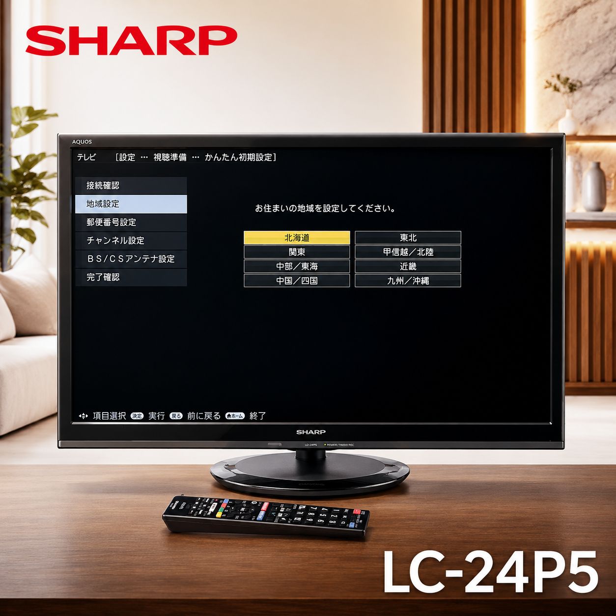 SHARP LC-24P5 AQUOS 24V型 液晶テレビ #3780-0717-1 シャープ