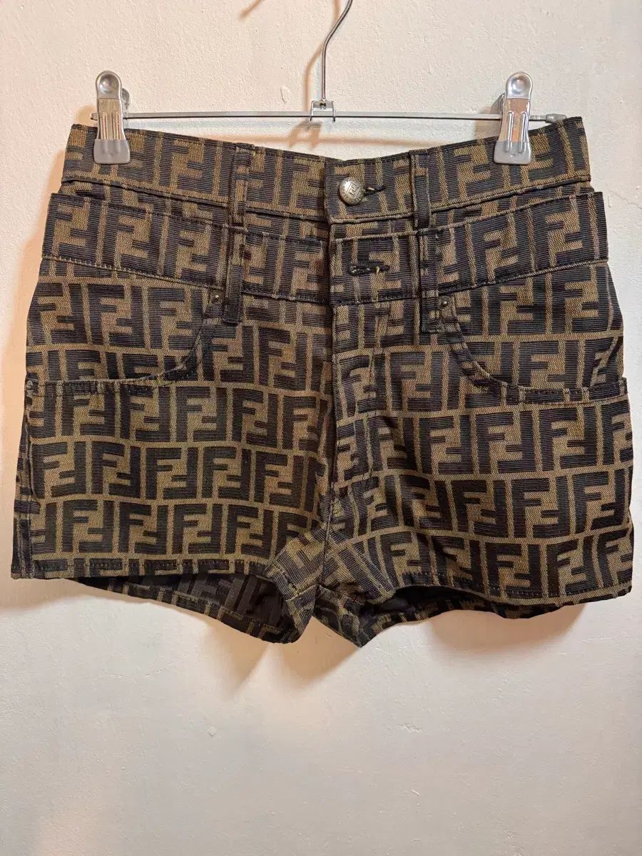 正規品 フェンディ(FENDI JEANS) ズッカ パータン ハーフパンツ (27インチ)