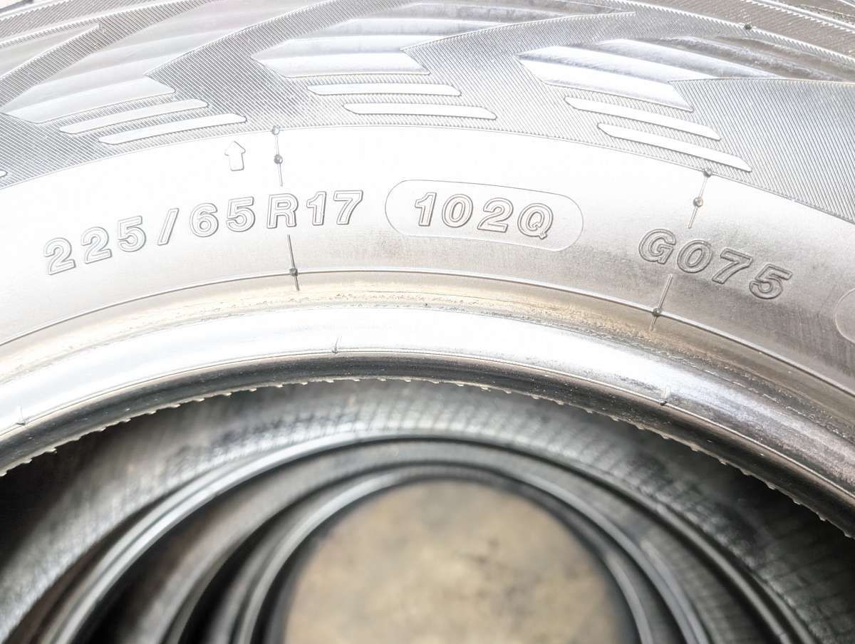 225/65R17 ヨコハマ アイスガード G075 中古タイヤ スタッドレスタイヤ
