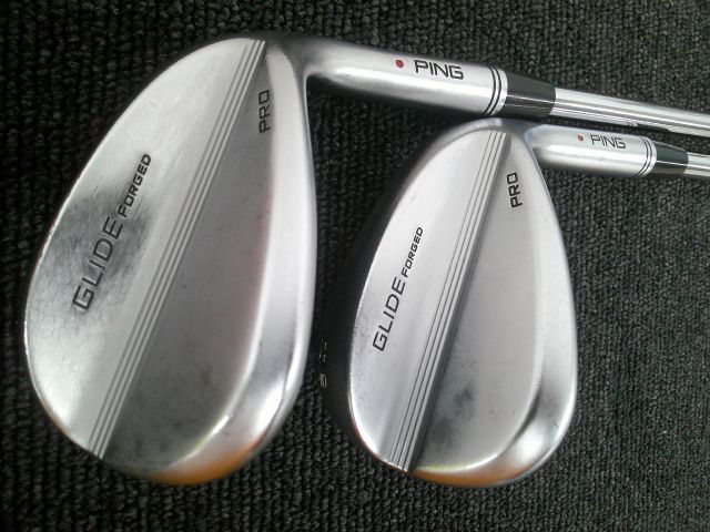 中古 ウェッジ ピン GLIDE FORGED PRO XGシリアル 54/58 2本セット/AMT