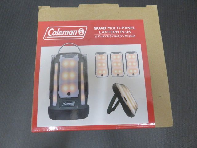 未使用 Coleman コールマン QUAD MULTI-PANEL LANTERN PLUS クアッド