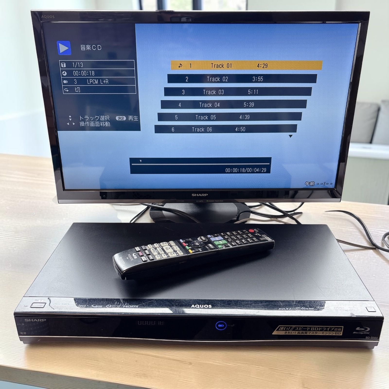 SHARP BD-S560 AQUOS ブルーレイレコーダー #3780-0717-2 シャープ