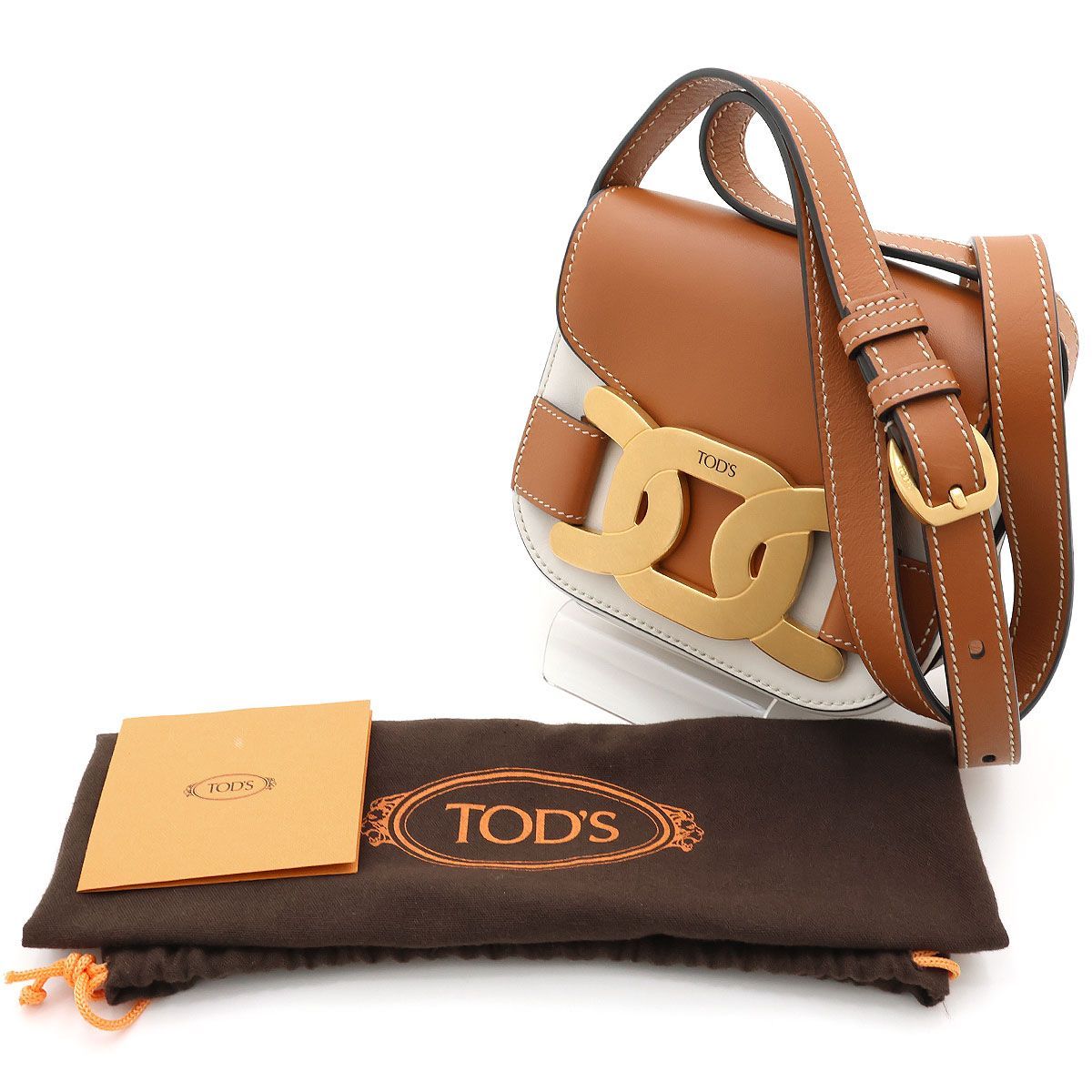 美品 】TOD'S トッズ ショルダーバッグ ケイト レザー クロスボディ
