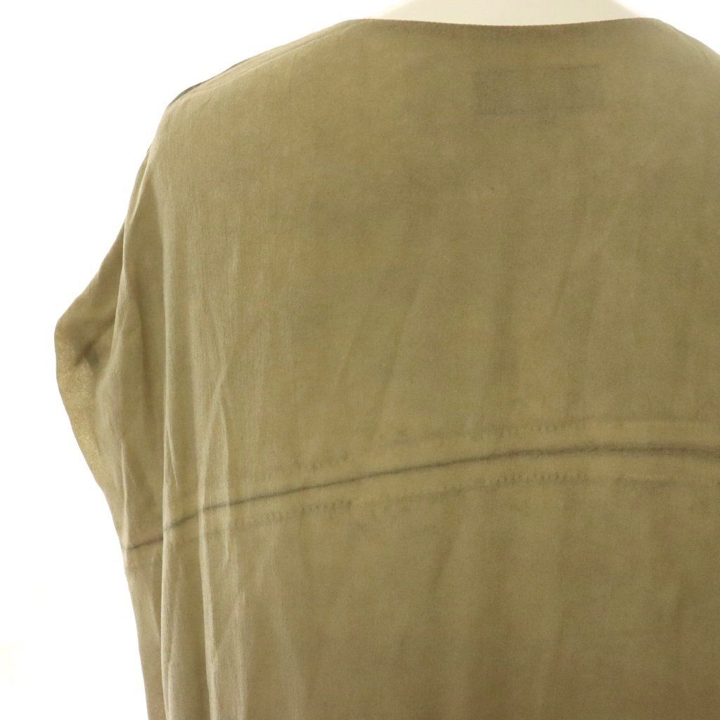 パドカレ pas de calais Vネック ノースリーブ ワンピース ロング