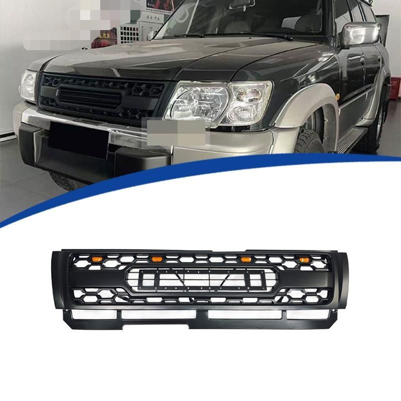 日産 Nissan パトロール PATROL Y61 1998～2002年対応 フロントラジエーターグリル ABS製 掲載画像カラー 交換取付式 フロント外装ドレスアップアクセント