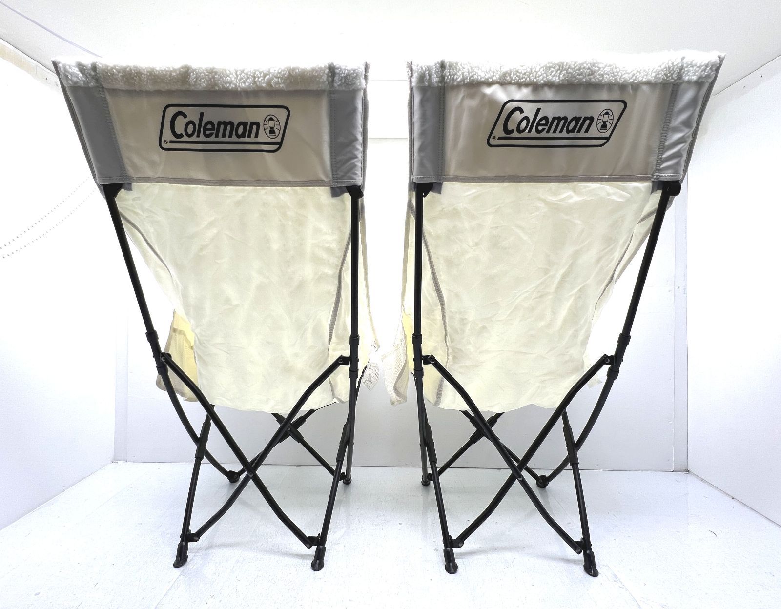盛岡59-0062] Coleman コールマン ヒーリングチェアNX HB ボアホワイト