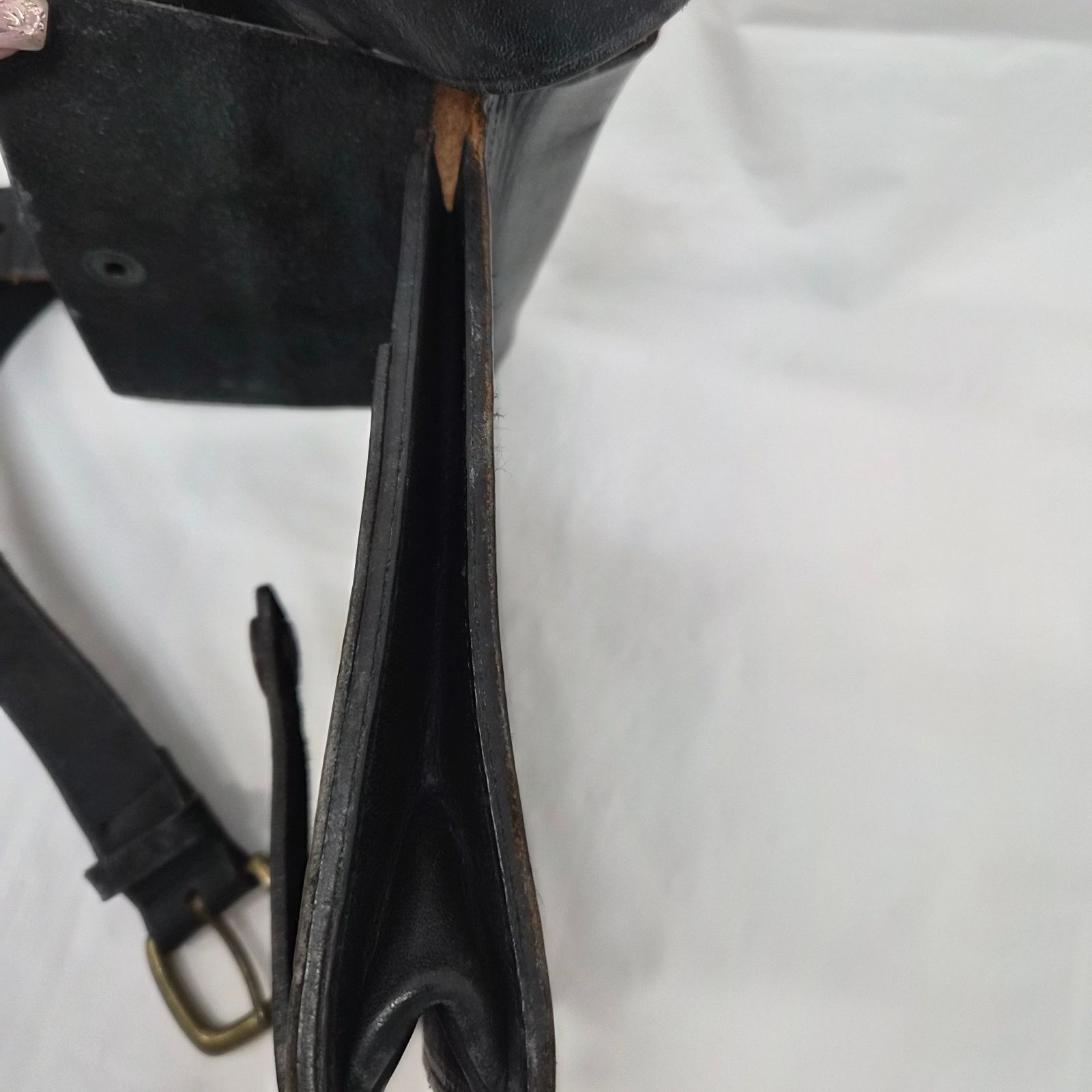 Y's ワイズ Yohji Yamamoto ヨウジヤマモト レザー ウエストポーチ