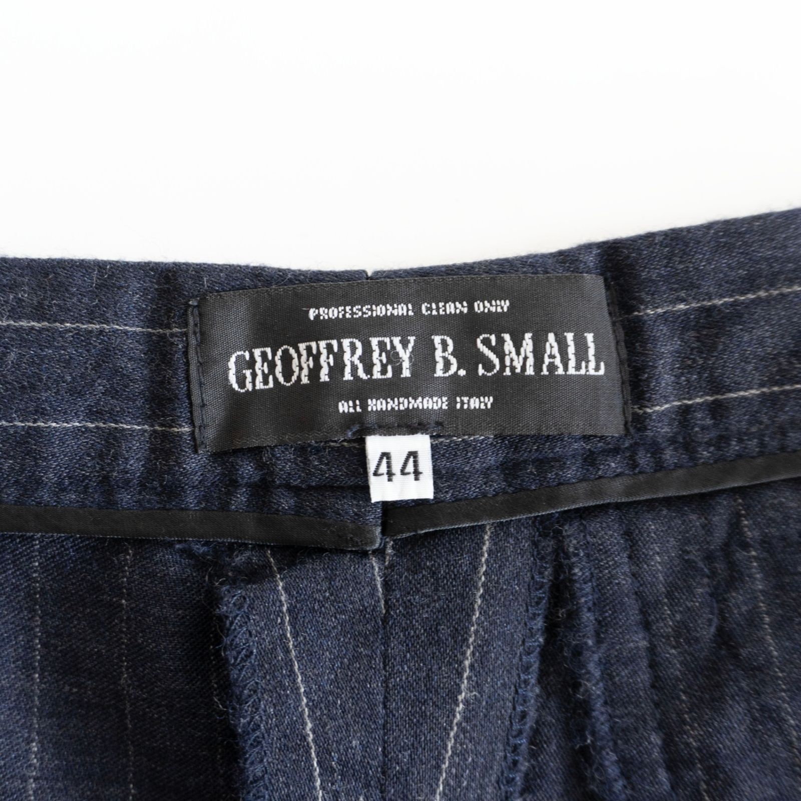 希少】GEOFFREY B. SMALL【ストライプ ワイド スラックスパンツ】44