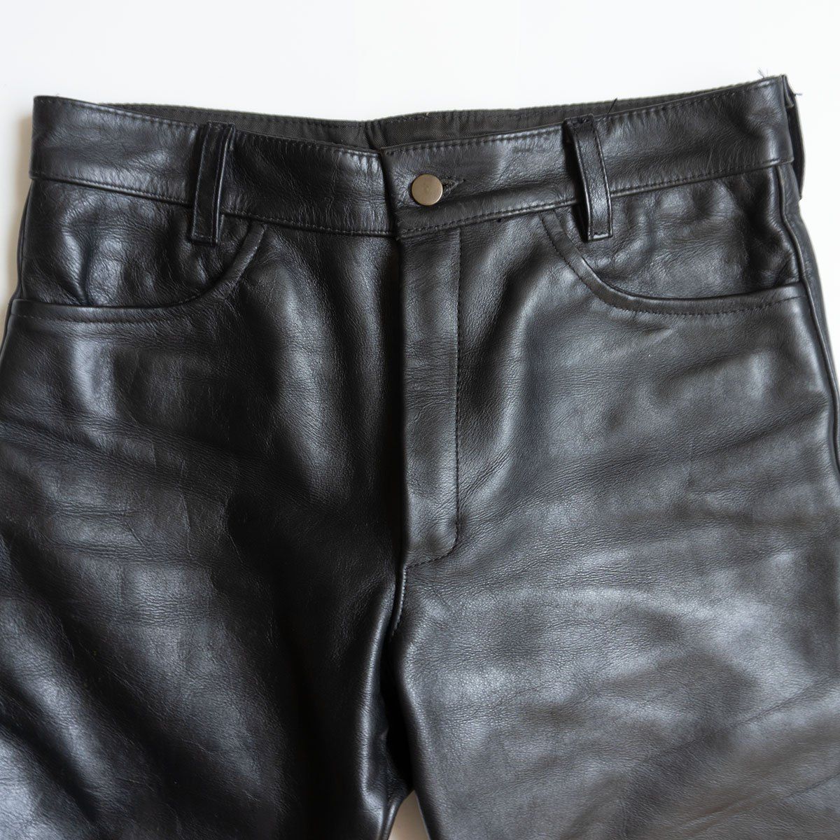 美品】VANSON 【レザーパンツ】34 ブラック USA製 バンソン 26070369