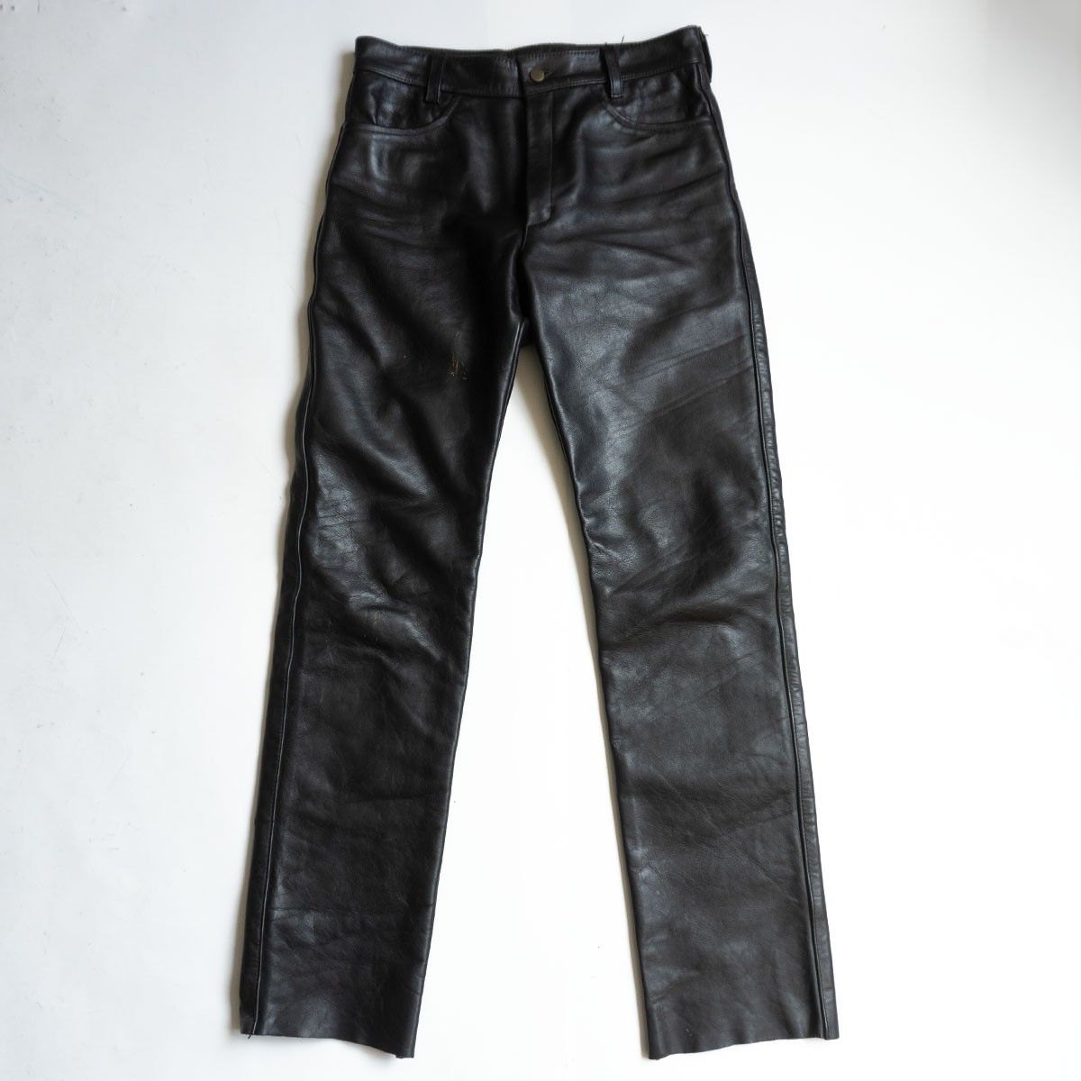 美品】VANSON 【レザーパンツ】34 ブラック USA製 バンソン 26070369