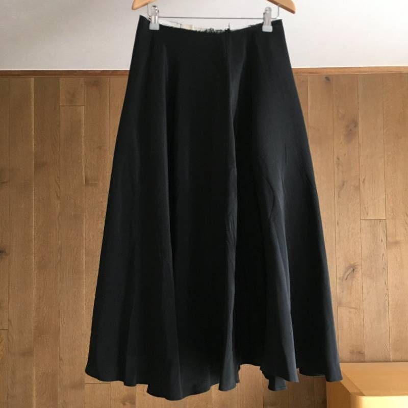 美品 Yohji Yamamotoヨウジヤマモト シルク スカート1 FQ-S10-430