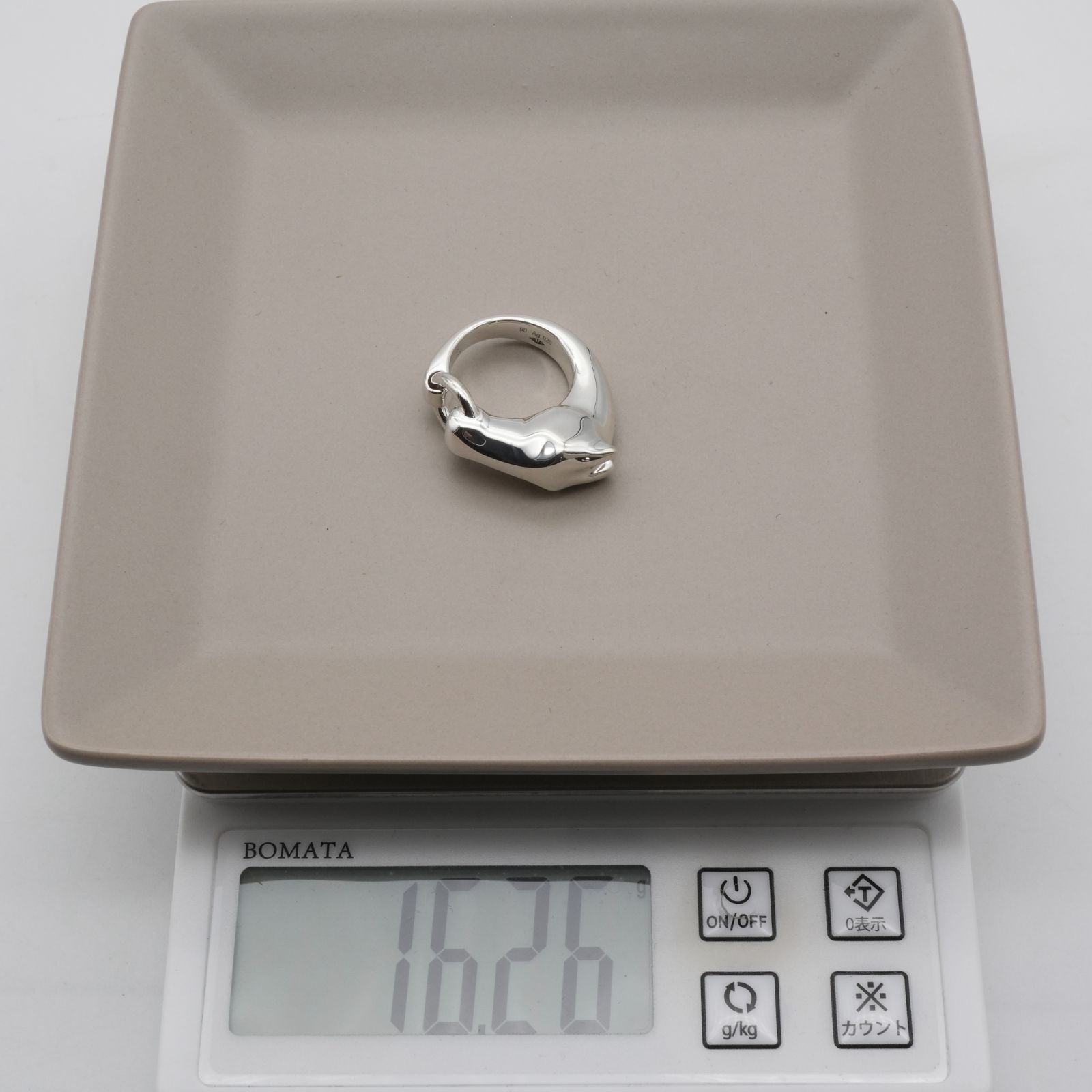 希少 美品 エルメス ギャロップ シルバー リング #50 /24-4144 - メルカリ