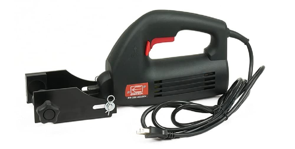【新品】エマーソン(Emerson) ジャッキアップらくちん タイヤ交換工具 AC100V 電動でらくらくアップ ミニバン SUVでも13~15秒ほどでグングン上がる バリアブルスイッチでゆっくりダウン 純正パンタジャッキ対応可能・専用アダプ 30bf2117
