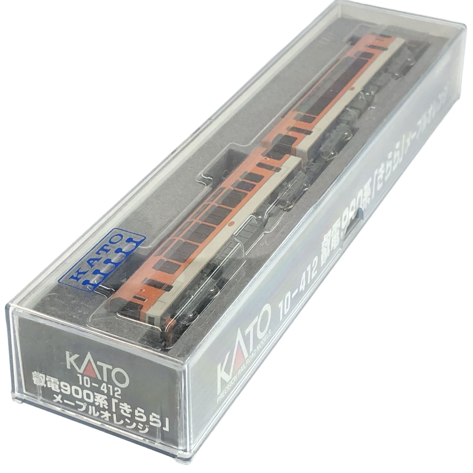 新品未使用KATO10-412きらら メープルレッドメープルオレンジ 叡山電鉄車 KATO 10-412 叡山電鉄 900系 きらら メープルオレンジ 2両セット N