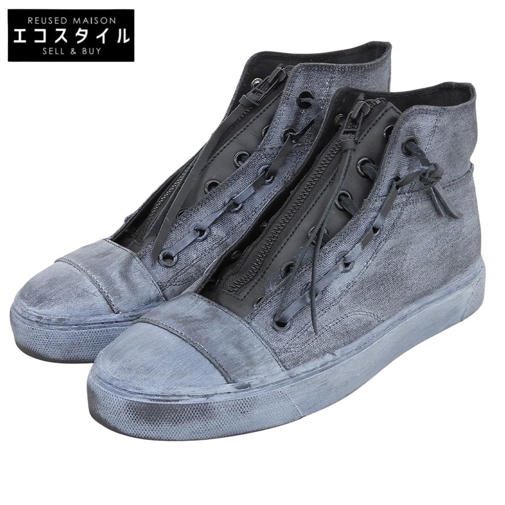 STRUM　ストラム　BLACK REVOLT 2 Leather Zip tongue Sneakers シューズ メンズ ブラック 26 STB007-01　26 27,391円
