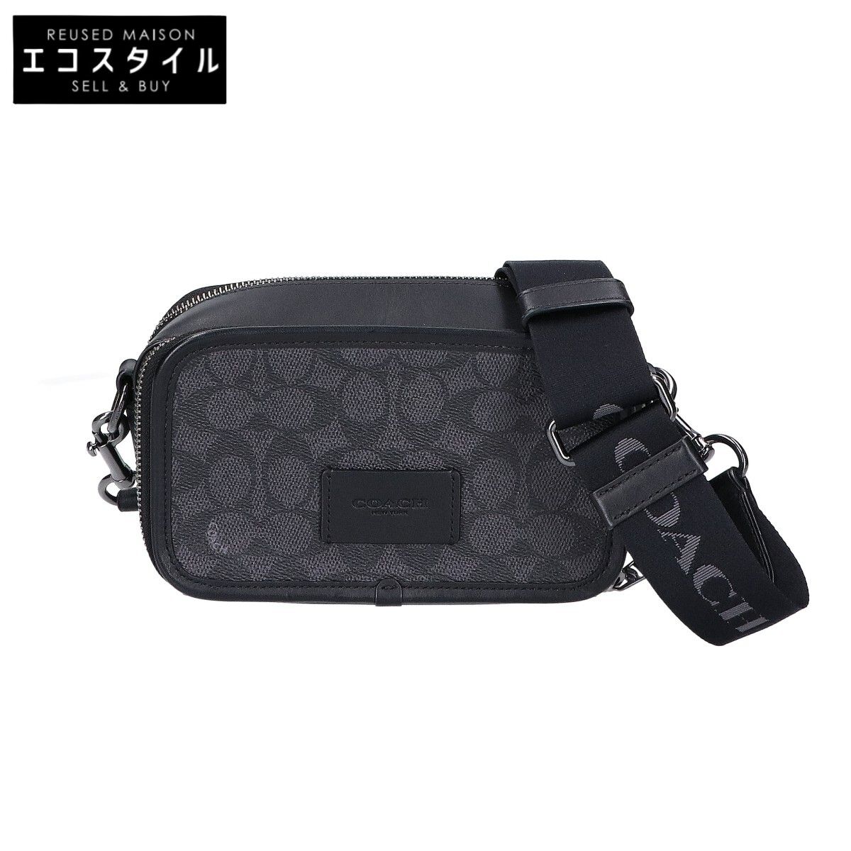 COACH　コーチ　【美品】CW365 ワイアット クロスボディ バッグ・シグネチャー キャンバス