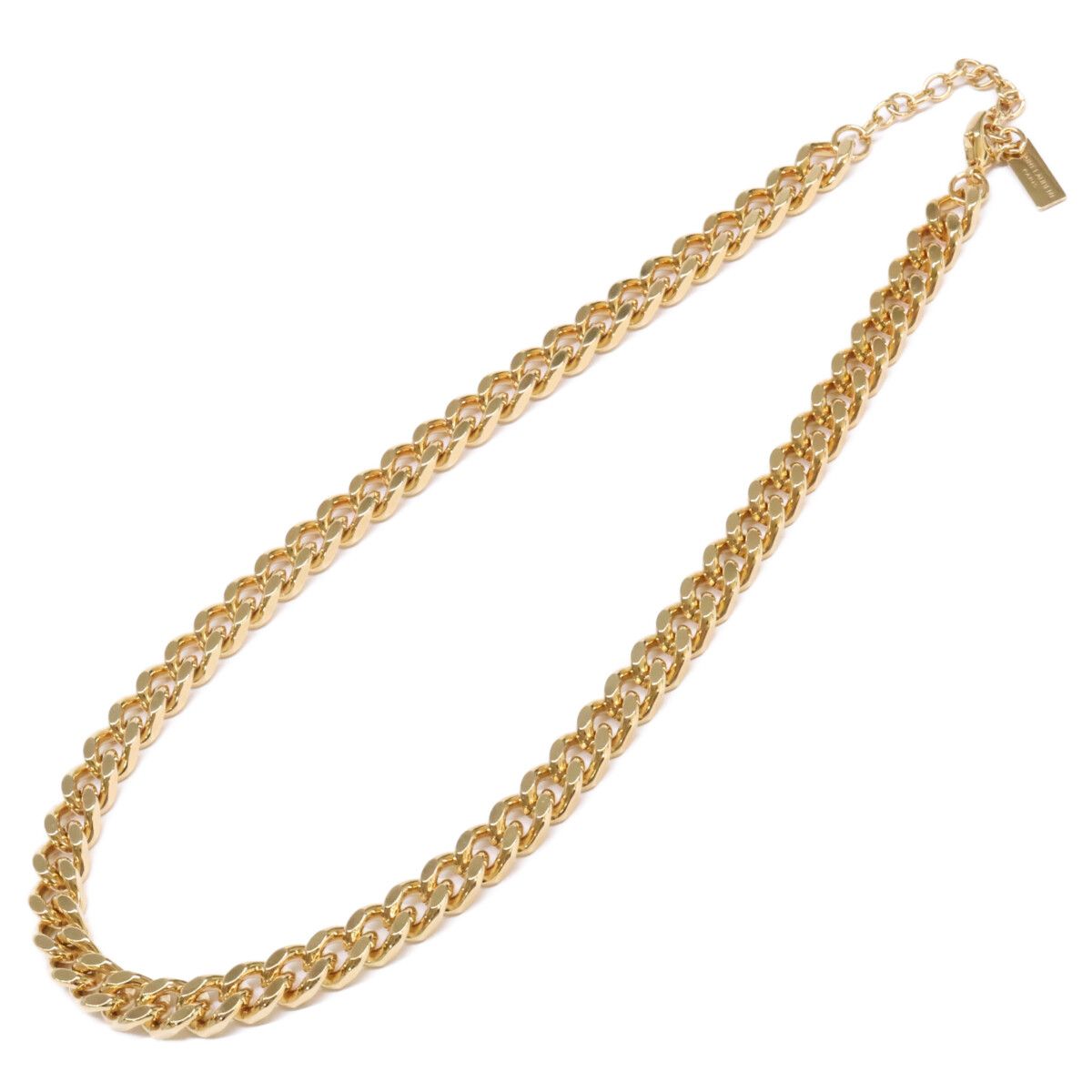 SAINT LAURENT PARIS チェーンネックレス ゴールドカラー SAINT LAURENT PARIS サンローランパリ 新品同様 ゴールド ミディアム