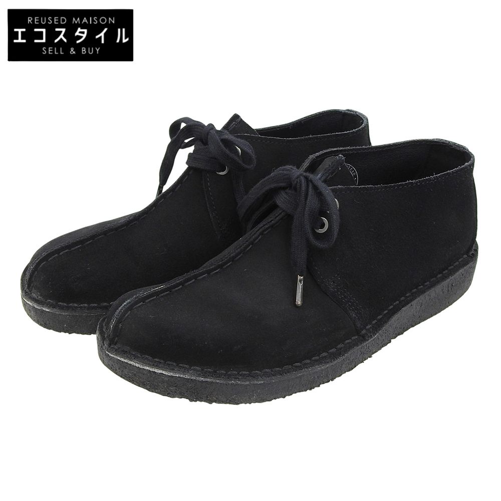 Clarks　クラークス　デザート トレック シューズ メンズ スエード ブラック 26.5cm　26.5 12,541円