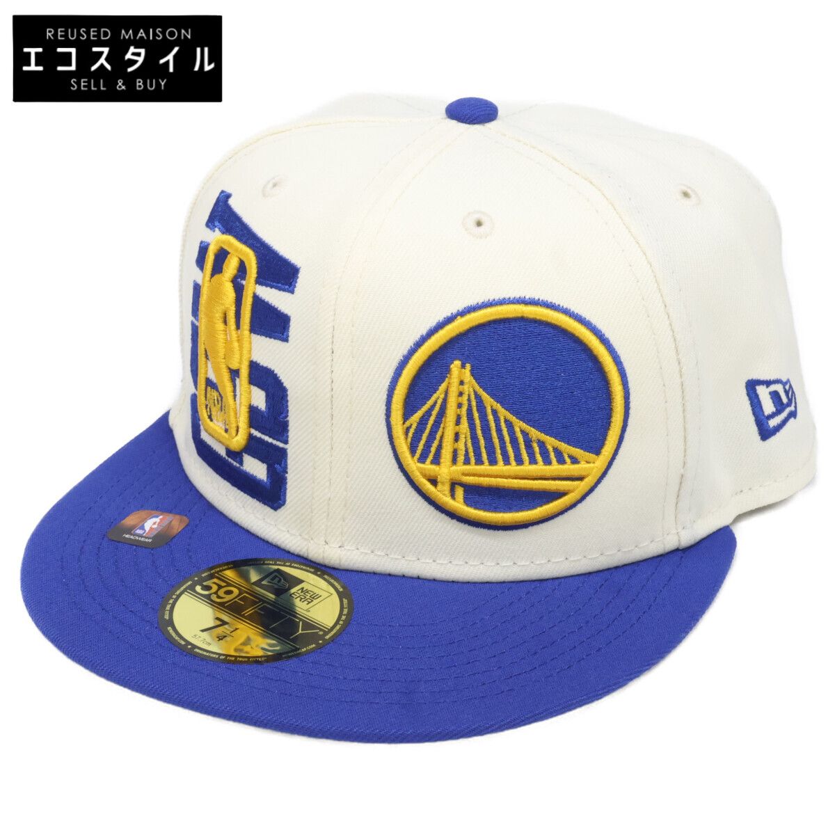 New Era　ニューエラ　【新品同様】NBA 2022 DRAFT 5950 ゴールデンステート ウォリアーズ 59FIFTY キャップ　7 1/4 57.7cm