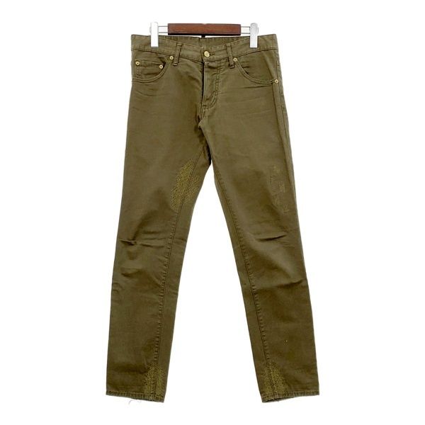 未使用 ディースクエアード DSQUARED2 2021年 パンツ ロングパンツ チノパンツ 無地 ボトムス メンズ 48 カーキブラウン パンツ 未使用 ディースクエアード DSQUARED2 2021年 パンツ ロング