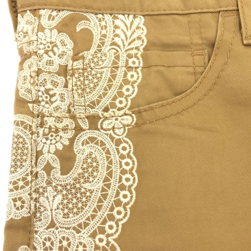 中古】JUNYA WATANABE COMME des GARCONS サイドレース刺繍コットン