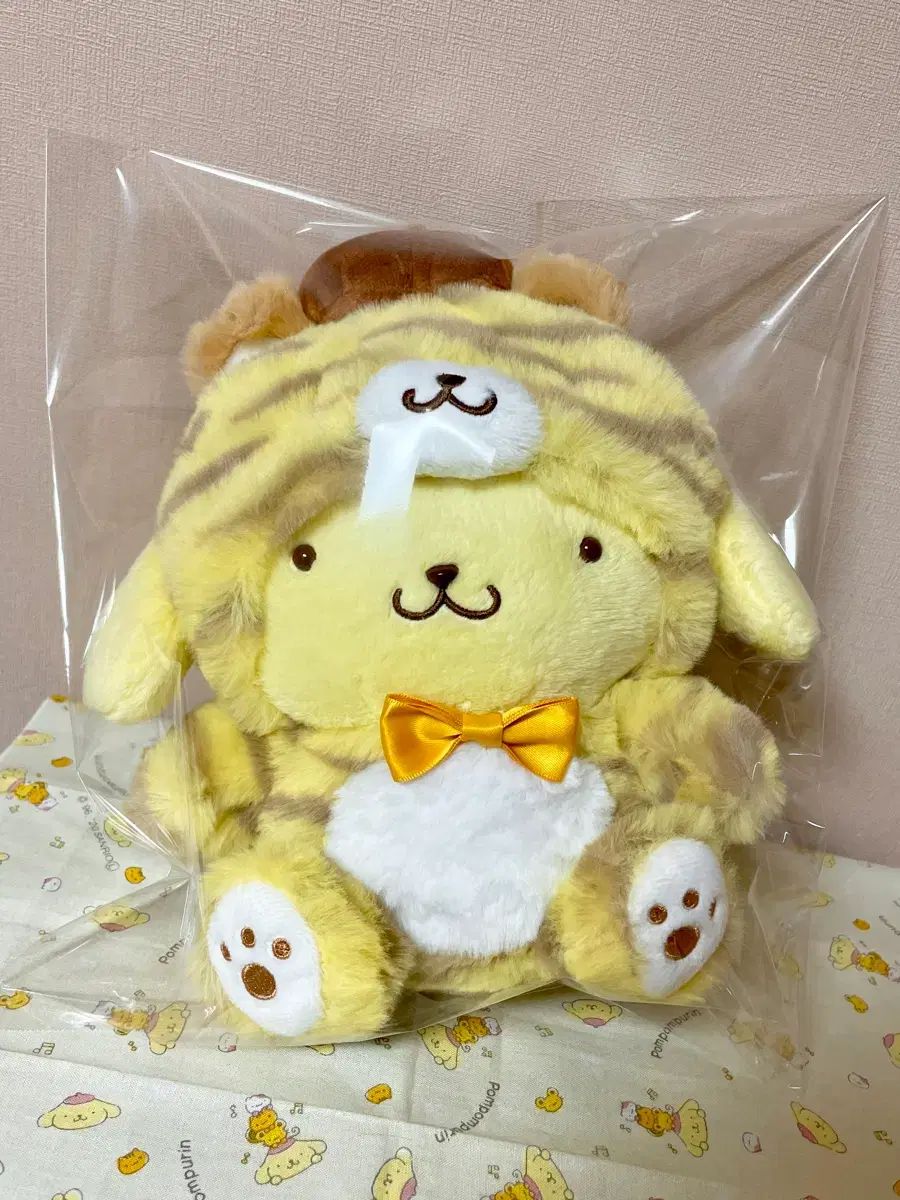 サンリオ ポムポムプリン 虎 コスチューム スタンダード ぬいぐるみ