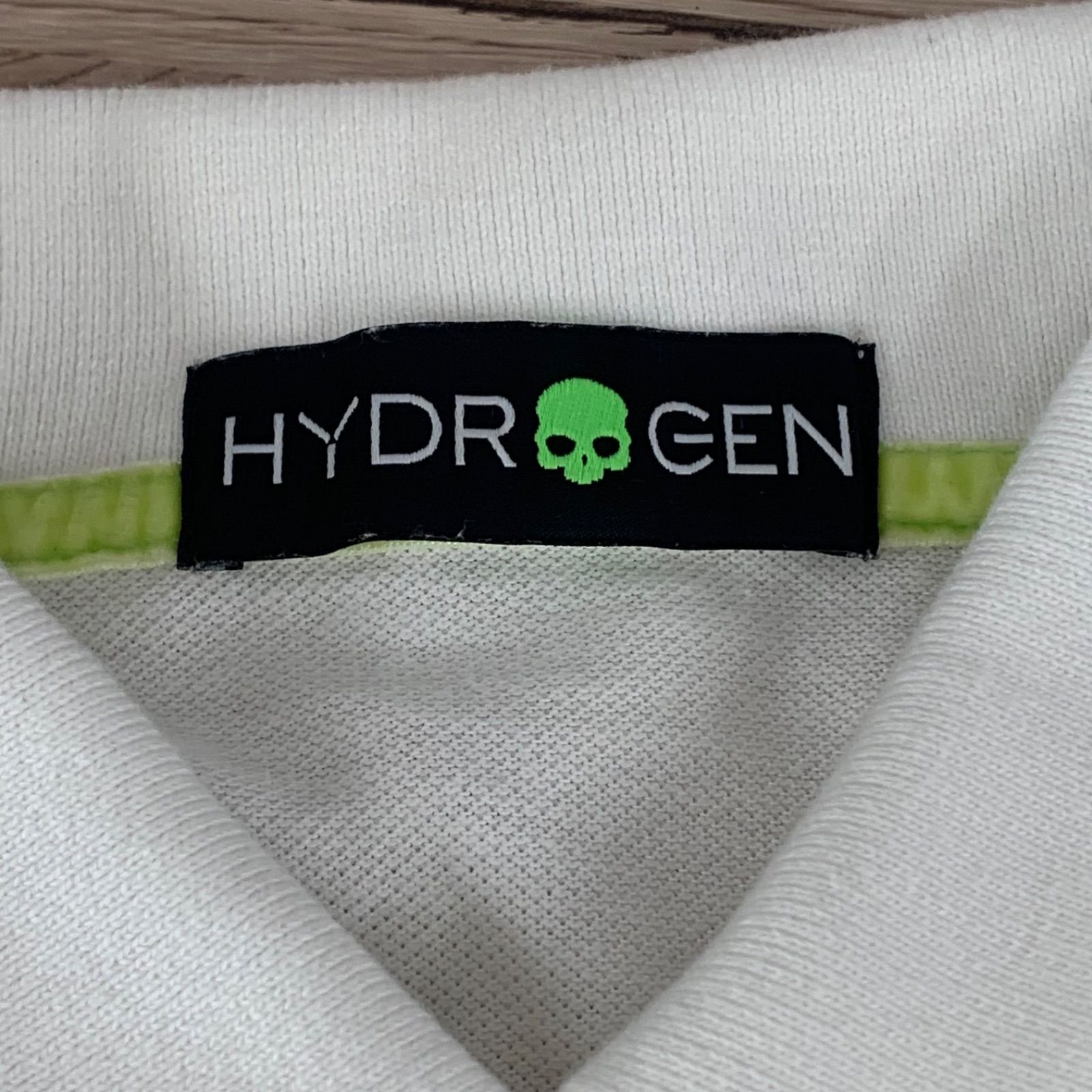 HYDROGEN ハイドロゲン ポロシャツ スカル ドクロ XLサイズ 半袖