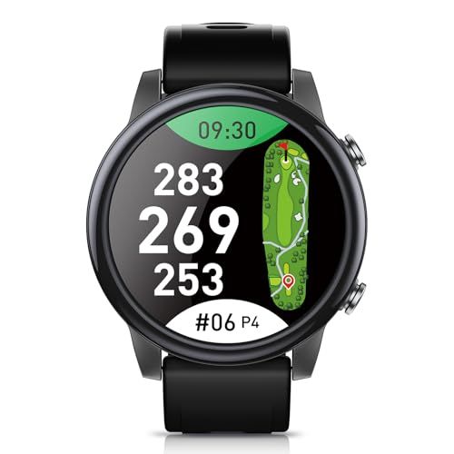 N◆SILLAID GW20 ゴルフ距離計 腕時計 「今平周吾プロ推薦」 47.5mm 有機EL(AMOLED)ディスプレイ タッチパネル 操作簡単 ゴルフナビ ゴルフウォッチ ゴルフGPS 距離計 315fa9c3