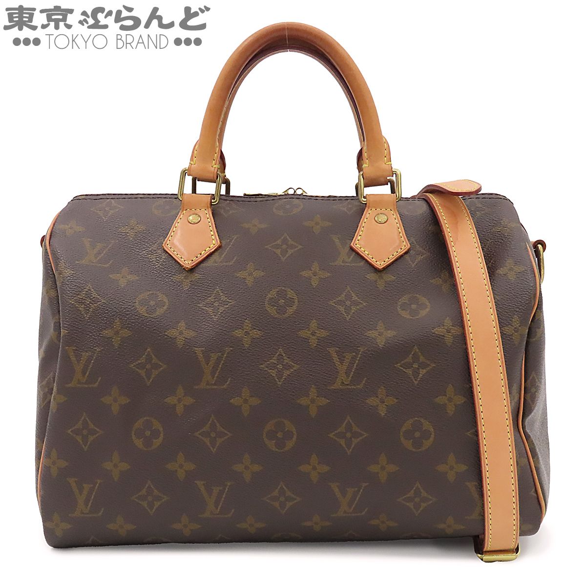 ルイヴィトン LOUIS VUITTON スピーディ バンドリエール 30 M46980 ブラウン モノグラムキャンバス 2WAY ミニボストンバッグ ハンドバッグ レディース 101864507
