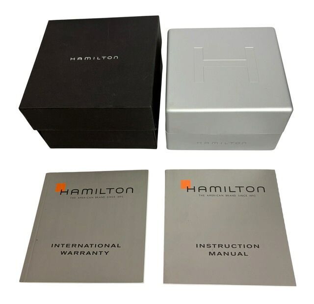 Hamilton ハミルトン ケースサイズ：約40mm箱 保証書付 ハミルトン HAMILTON 箱 ケース 時計用 時計ケース 時計収納 BOX 空箱