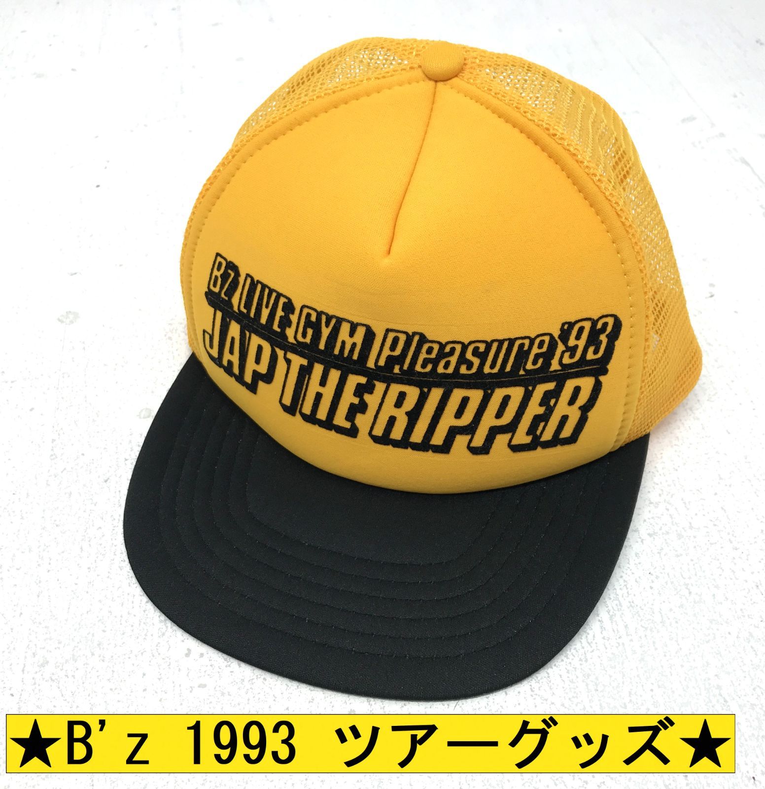 盛岡19-0192］B'z ライブツアー メッシュキャップ 「B'z LIVE-GYM