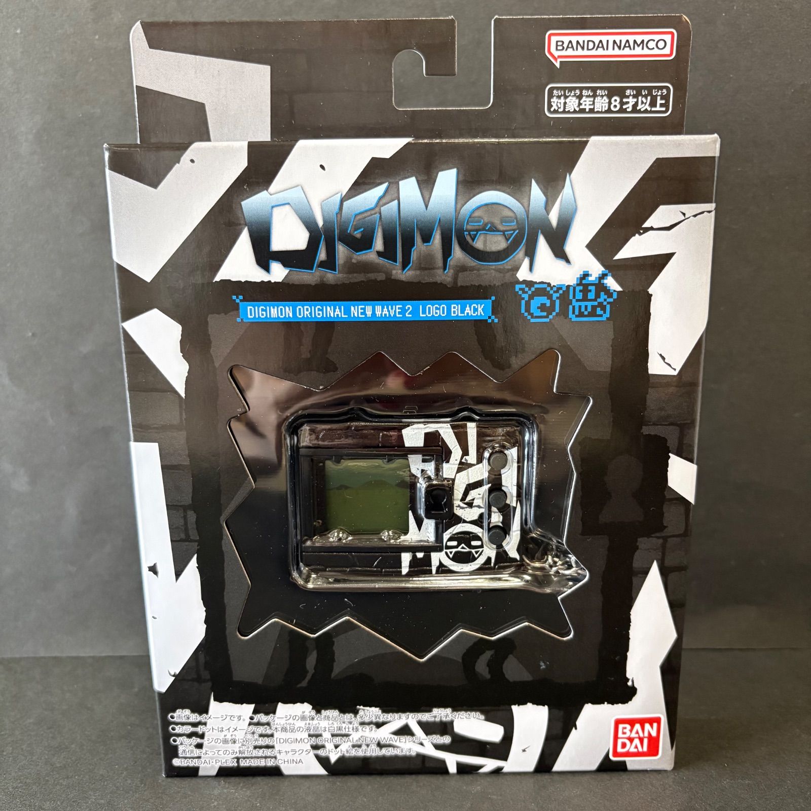 送料込み！】デジモン DIGIMON ORIGINAL NEW WAVE 2 LOGO BLACK
