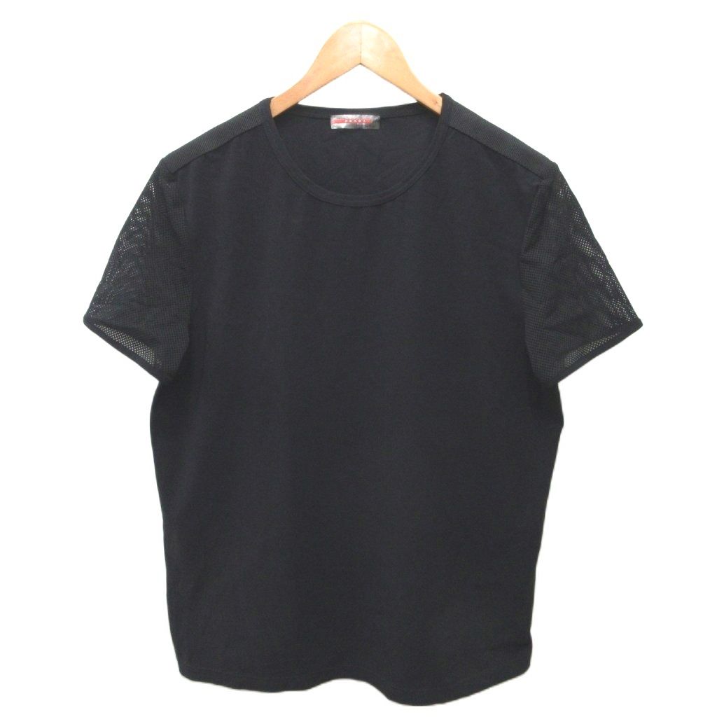 プラダスポーツ PRADA SPORT Tシャツ カットソー 半袖 メッシュ切替