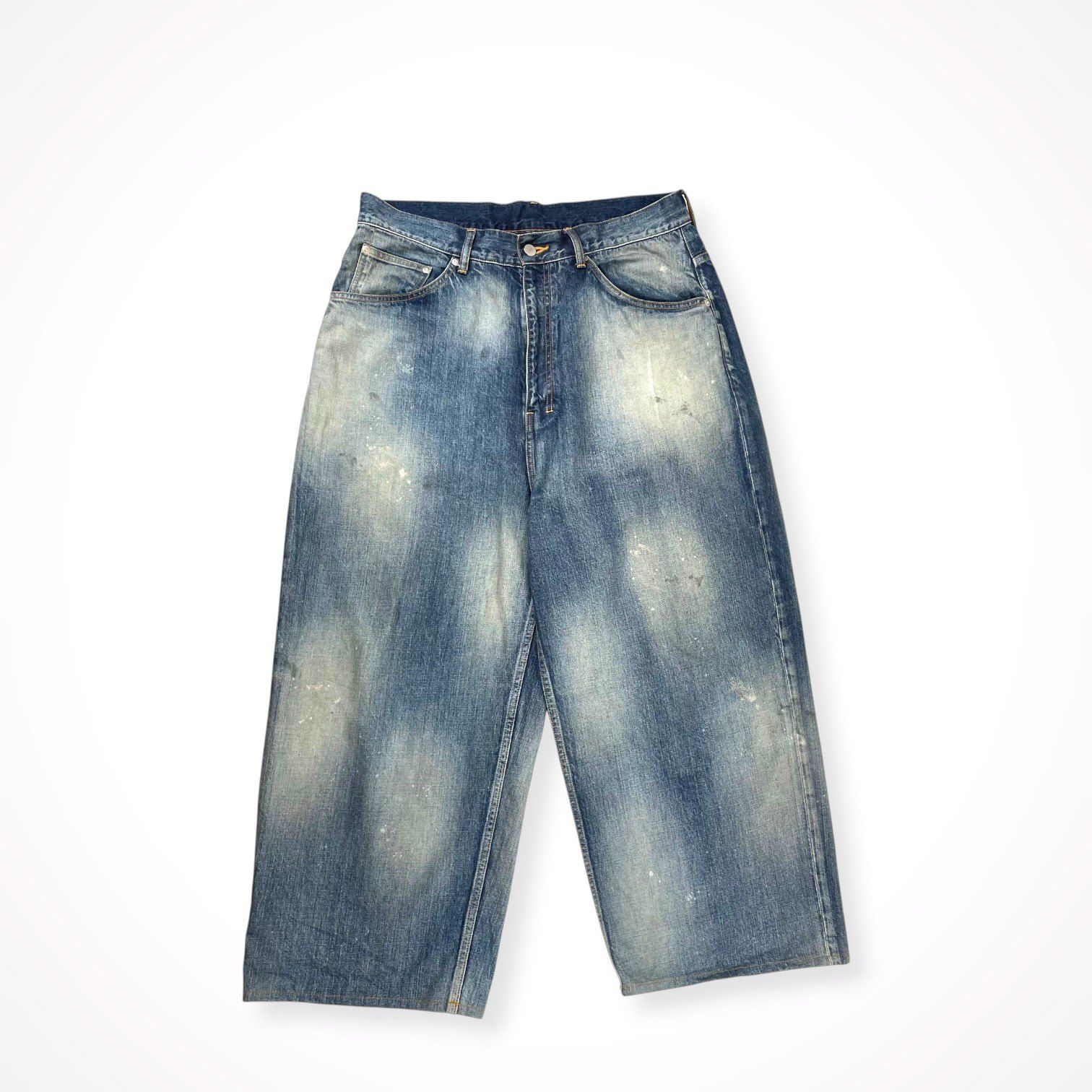 ANCELLM / DAMAGE WIDE 5P DENIM PANTS 参考定価：38,000+tax SIZE:3 