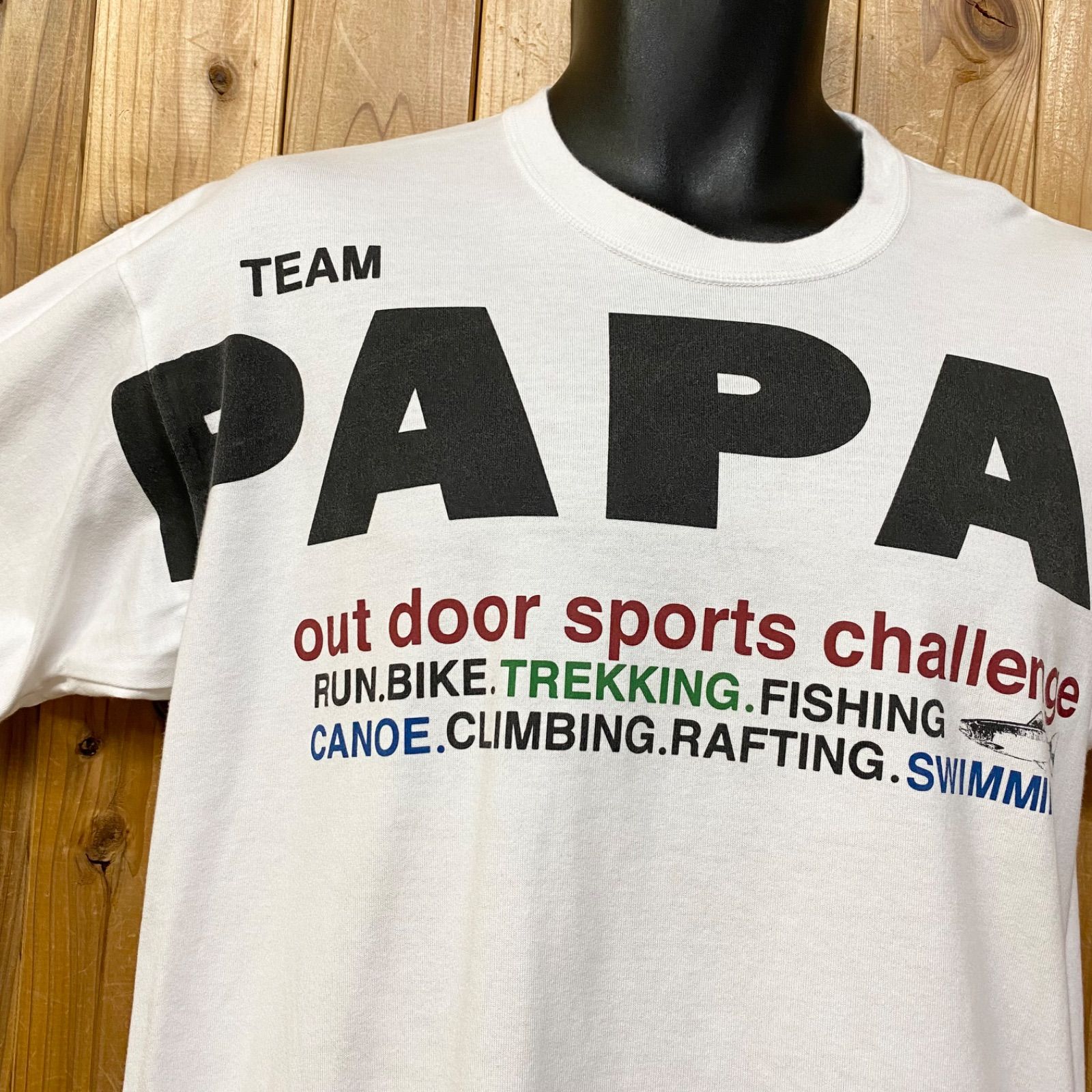 ヴィンテージ》 日本製 PAPAS パパス 『TEAM PAPAS』 半袖 Tシャツ