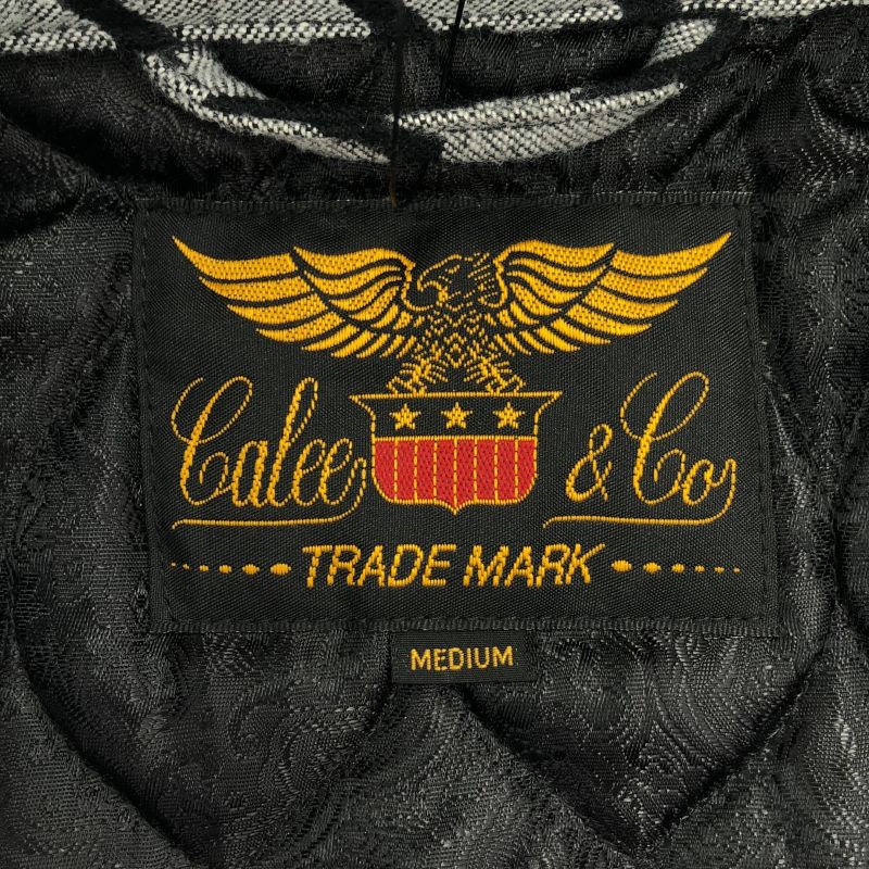 中古】CALEE ジャケット 千鳥格子 サイズM グレー×ブラック キャリー