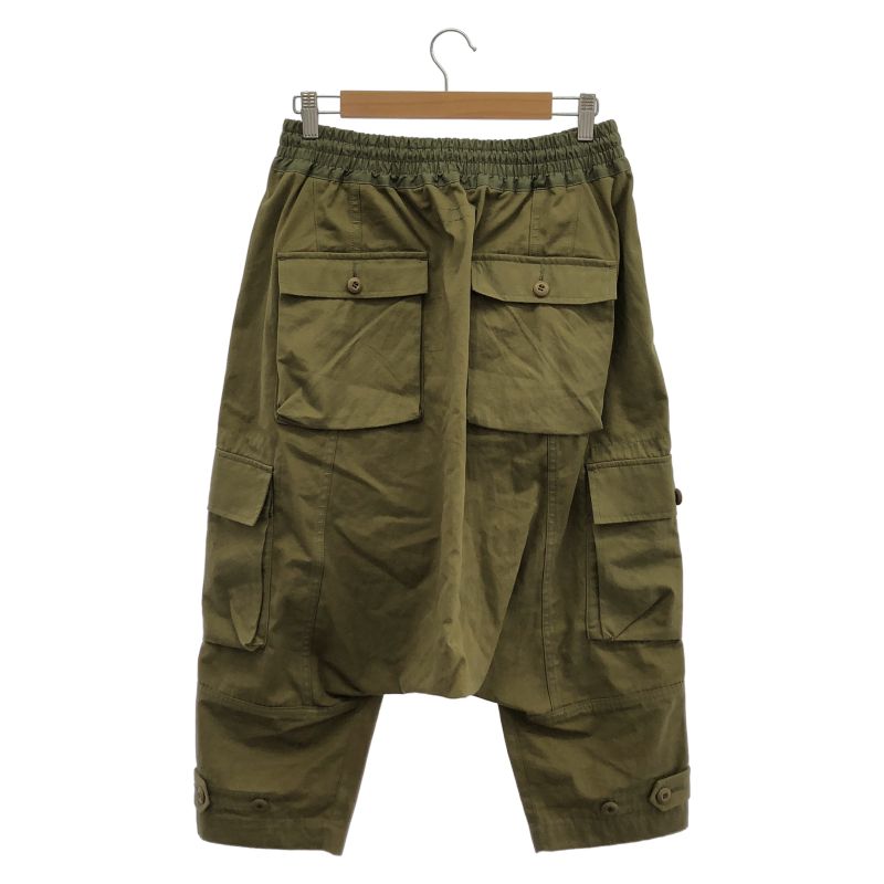 中古】JUNYA WATANABE MAN 綿ウェザーサルエルパンツ サイズL オリーブ