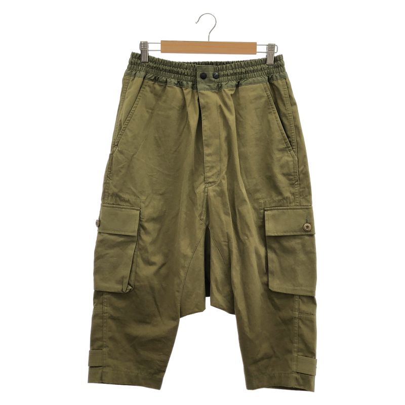 中古】JUNYA WATANABE MAN 綿ウェザーサルエルパンツ サイズL オリーブ