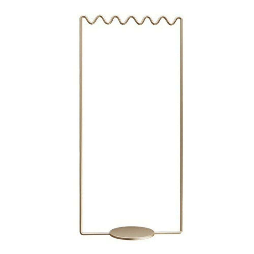 ハンガーラック スタンド 60cm 80cm 自立型 コートラック おしゃれ 北欧風 省スペース ウェーブデザイン 床置き 組立簡単 ゴールド ブラック ブルー モダン インテリア 寝室 リビング 洋服掛け 衣類収納 ゴールド 60cm