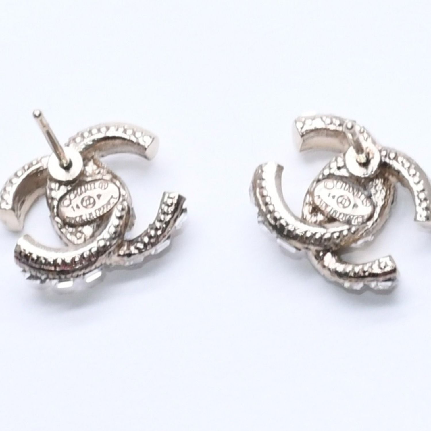極美品 CHANEL シャネル ココマーク ピアス 重量約2.79g14P刻印 GP