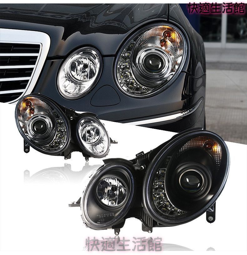 メルセデスベンツ Eクラス W211 2002-2009 専用 ヘッドライト LED デイライト 流れるウインカー レーザー/LED選択可 前期後期対応 左右セット 交換用 gzj718