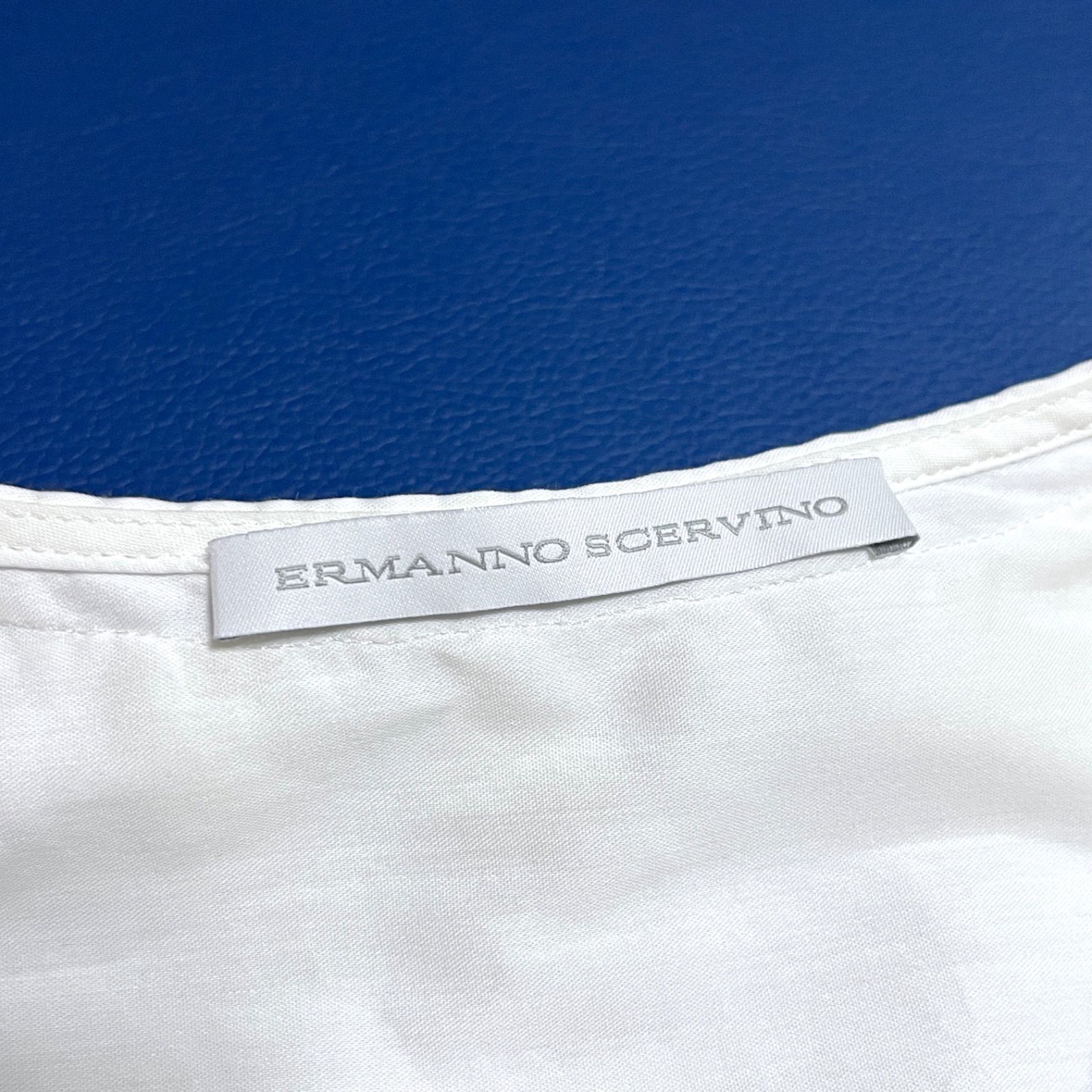kS34 ERMANNO SCERVINO ブラウス アシンメトリー レース 刺繍