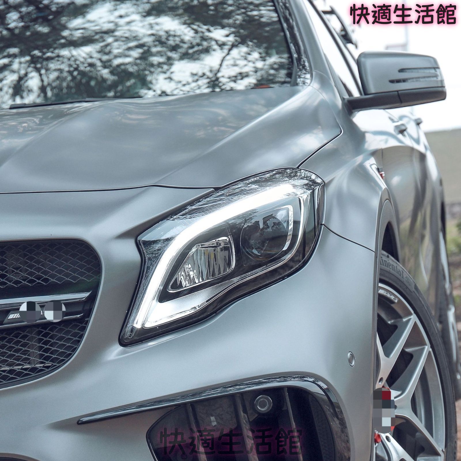 人気 Mercedes-Benz GLA X156 2015-2019 専用 LEDヘッドライトユニット デイライト 流れるウインカー プロジェクター PC製 左右セット gzj718