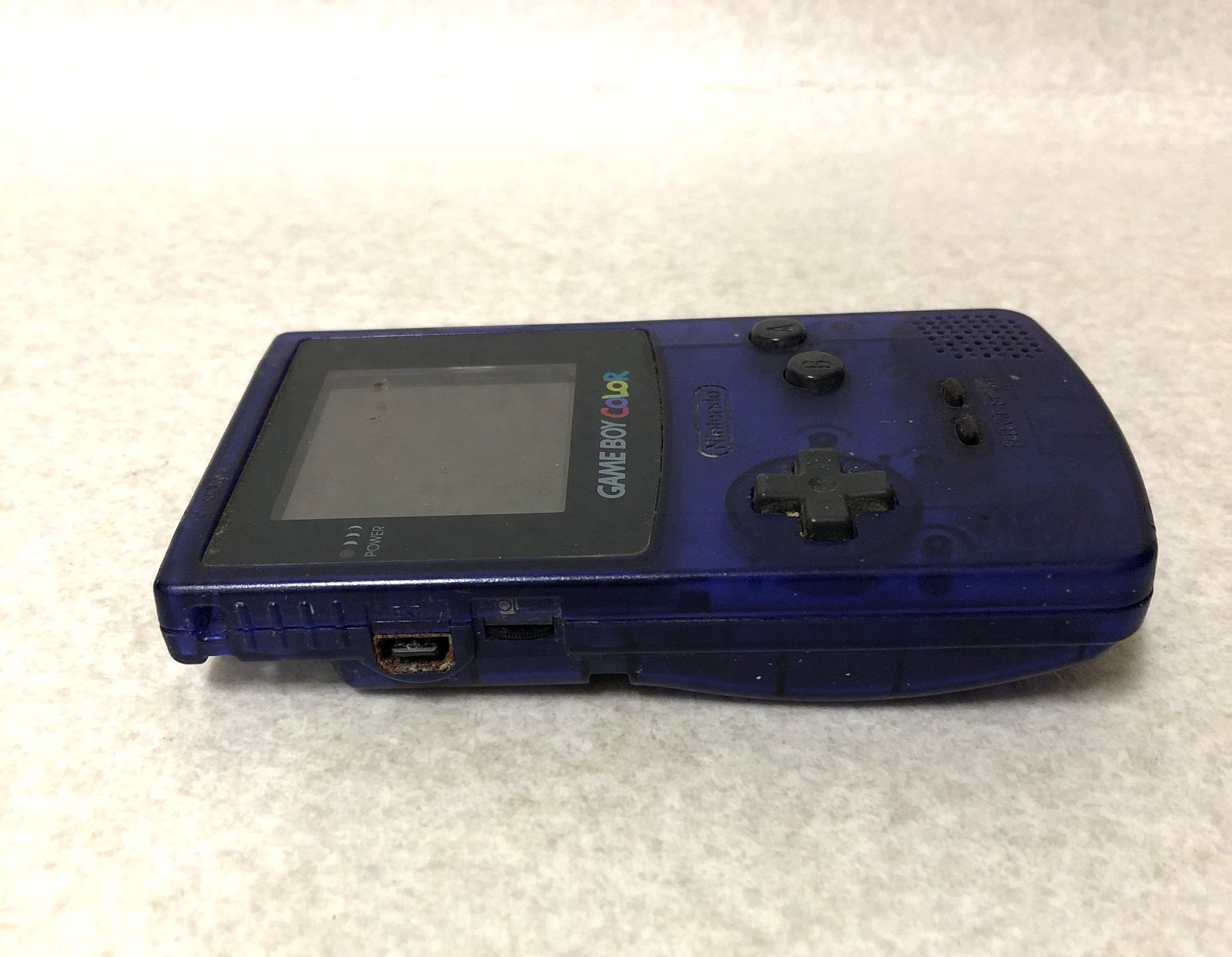 ジャンク品 ゲーム ゲームボーイ 本体 CGB-001 ブルー 通信ケーブル付き D866 ゲームボーイ 本体 CGB-001 青 ジャンク 266157968 - メルカリ