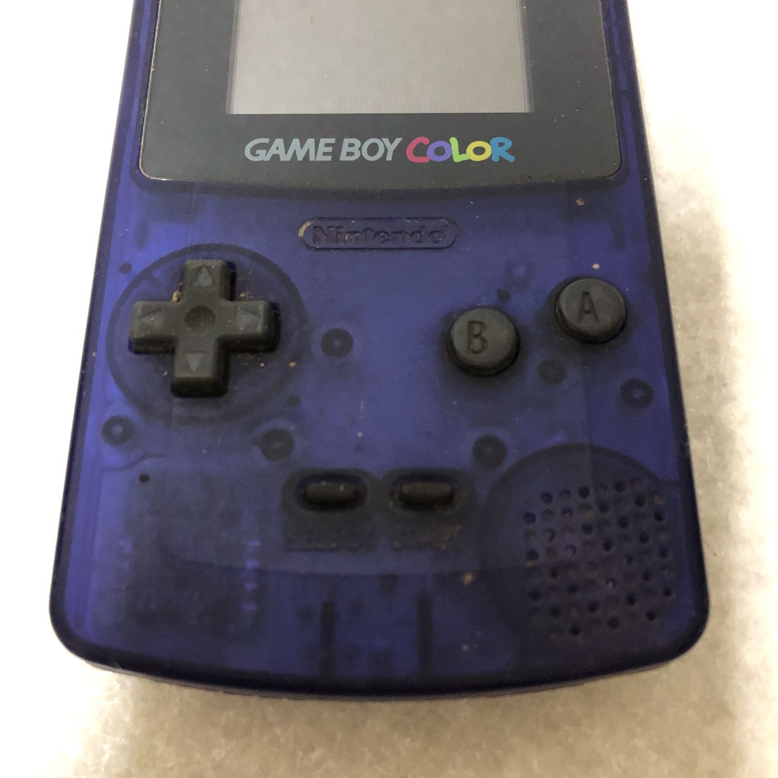 ジャンク品 ゲーム ゲームボーイ 本体 CGB-001 ブルー 通信ケーブル付き D866 ゲームボーイ 本体 CGB-001 青 ジャンク 266157968 - メルカリ