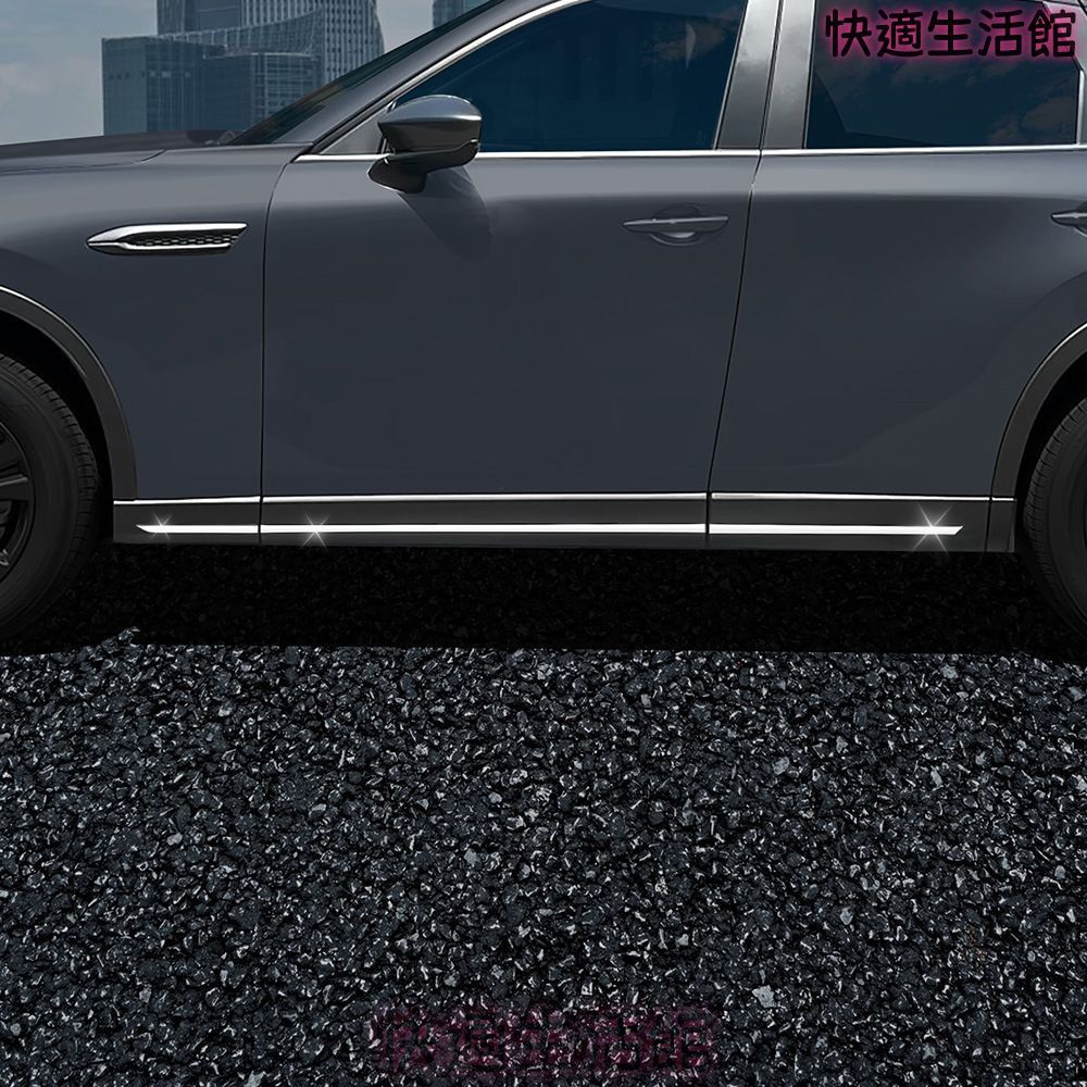 人気 Mazda CX-60 2022 専用 サイドガーニッシュ ボディサイドモール ステンレス製 シルバー 6Pセット 傷防止 擦れ防止 ドア下保護 外装アクセサリー 高級感アップ gzj718